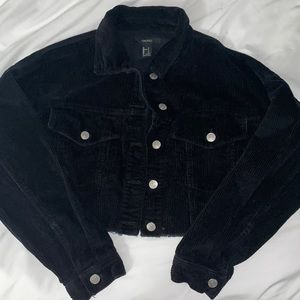 Forever 21 cropped corduroy jacket